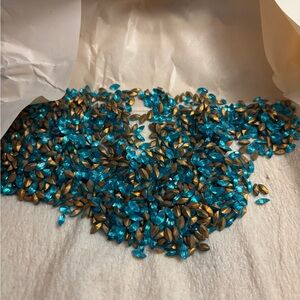 Aquamarine Navette Beads